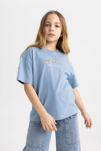 Girl Relax Fit Printed T-Shirt