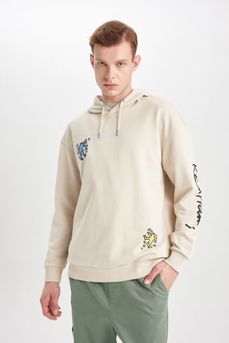 Sweatshirt à Capuche Oversize Keith Haring