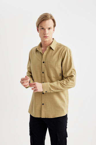 Regular Fit Cotton Long Sleeve Shirt