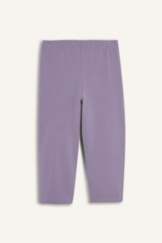 Girls & Teens Light Purple Girl Capri Length Leggings