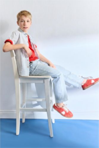 Young Boys - Teen Boys Light Blue Boy Straight Fit Straight Leg Jeans