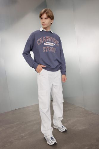 Boy Cargo Fit Straight Leg Jeans