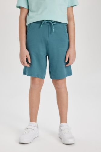 Erkek Çocuk Basic Düz Bermuda Şort