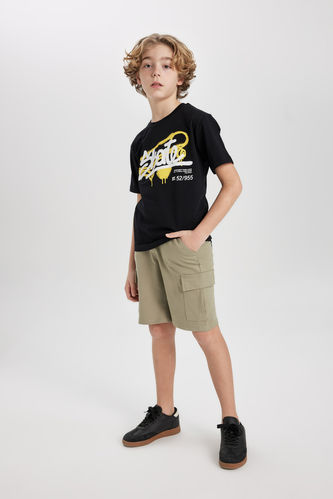 Boy Cargo Pocket Shorts