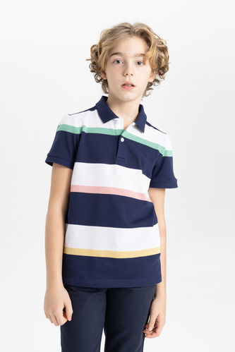 Boy Pique Short Sleeve Polo T-Shirt