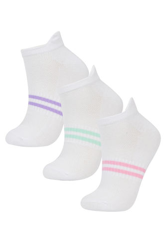 Socquettes Coton pour Femme - 3 Paires
