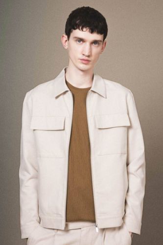 Mont Ceket Gömlek Yaka Yarım Astar Fermuarlı Cepli Mevsimlik Baharlık Keten