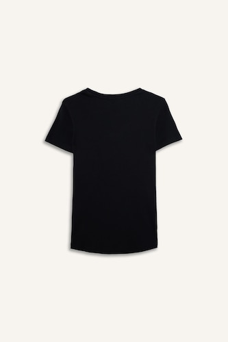 Regular Fit Basic V Neck Short Sleeve T-Shirt