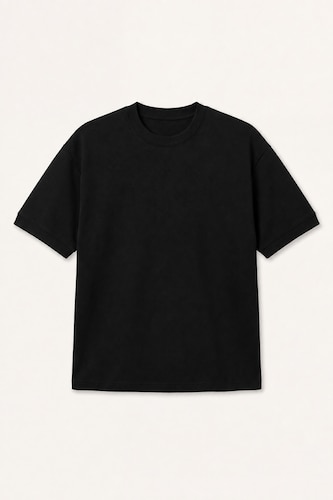 Crew Neck Oversize Fit Short Sleeve T-Shirt