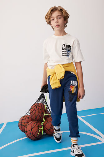 بنطلون سويت بانتس اولادي قماش رقيق قصة عادية من NBA