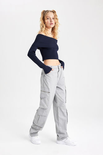 PML Flannel Trousers - Grey - Leffot