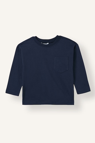 BABY BOY NAVY Baby Boy Regular Fit Crew Neck Long Sleeve T-Shirt