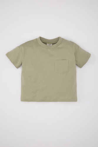 Baby Boy Crew Neck Short Sleeve T-Shirt