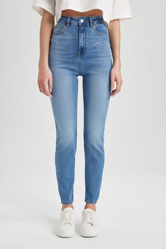Anna Skinny Fit High Waist Long Jeans