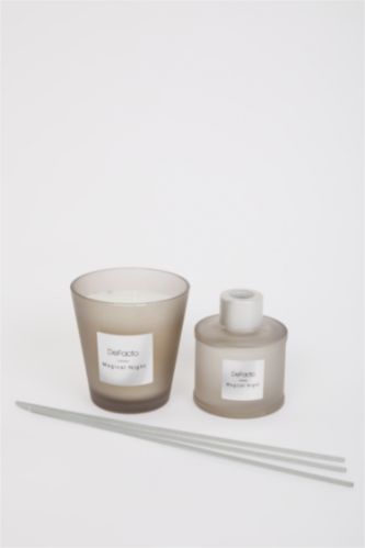 2'li Difizör Ve Mum Seti