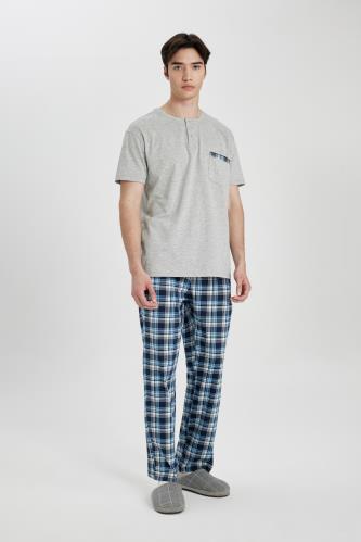 Regular Fit Kısa Kollu Pijama Takımı