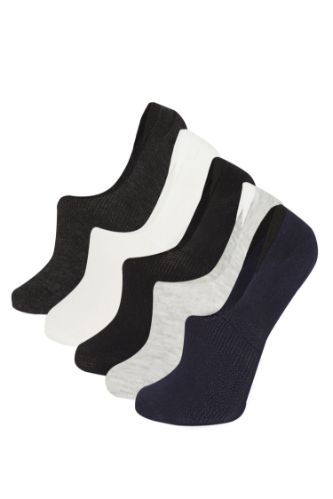 Kadın 5'li Pamuklu Sneaker Çorap