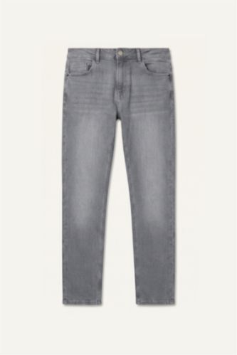 Erkek Gri Sergio Regular Fit Jean Pantolon