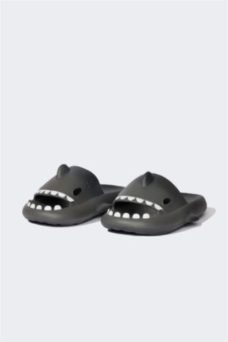 Man High Sole Shark Eva Slippers