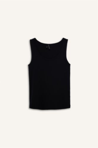 Әйелдерге қара Әйелдерге слим пішімі дөңгелек жаға негізгі Ішкөйлек