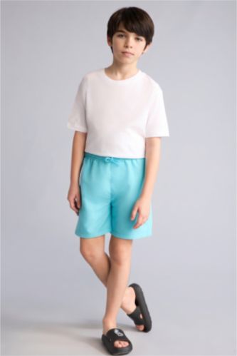 Мальчики и подростки Аква Базовые гладкие плавательные шорты для мальчиков