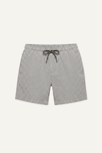 Striped Short Swim Shorts