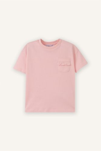 Kız Bebek Açık Pembe Tişört Kız Bebek