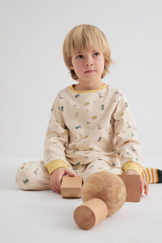 Baby Boy Dinosaur Printed 2 Piece Pajama Set