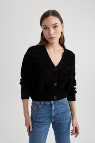 Regular Fit V Yaka Hırka