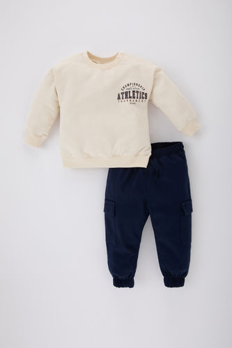 Baby Boy Printed Sweatshirt Sweatpants Set of 2
