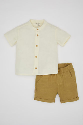 Комплект из 2-х вещей шорты и рубашка для малышей мальчиков