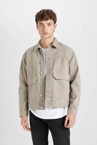 Jean jacket shops slim fit