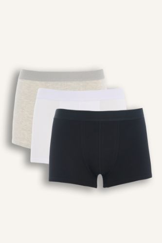 Regular Fit 3'lü Boxer