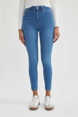Kadın Açık Mavi Super Skinny Fit Pantolon