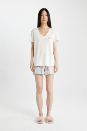 Regular Fit 2 Piece Pajama Set