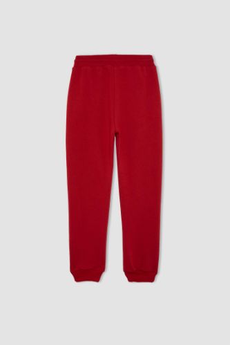 Boys red jogging on sale bottoms