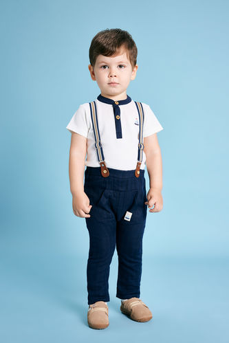 Baby Boy Muslin Trousers 2 Piece Set