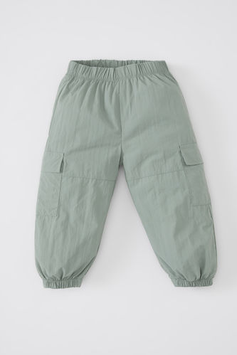 Baby Girl Cargo Fit Jogger Trousers