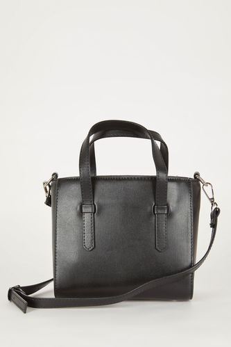 Faux Leather Hand Bag