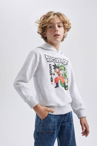 Erkek Çocuk Dragon Ball Kapüşonlu Sweatshirt