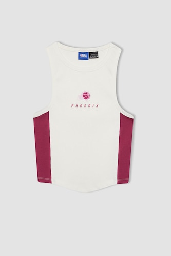 Crop Top NBA Phoenix Suns à col rond