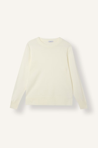 Relaxed Fit Crew Neck Sweater