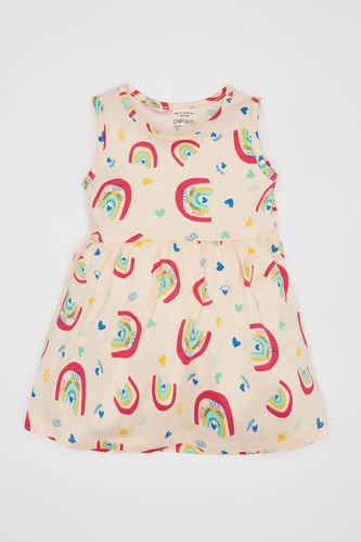 Платье с принтом для малышей девочек