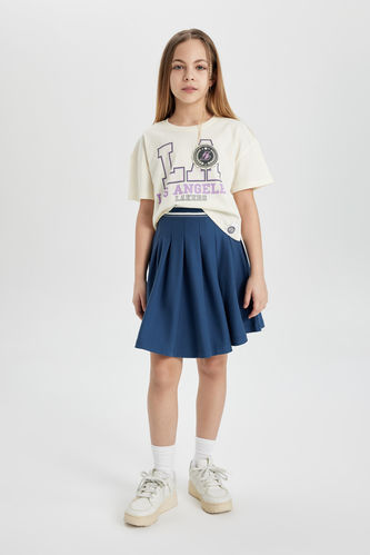 Girl Regular Fit Knitted Skirt