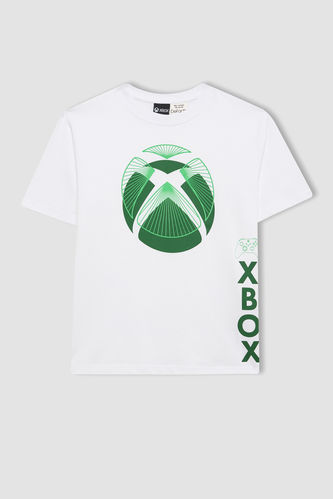 Ұлдарға Xbox Лицензиялық дөңгелек жаға қысқа жеңді Қысқа жеңді футболка