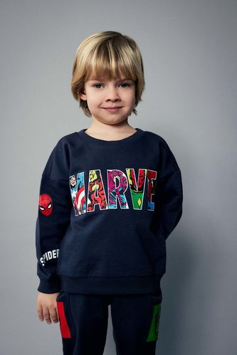 Sweatshirt à Col Rond Marvel Comics Pour Bébé Garçon