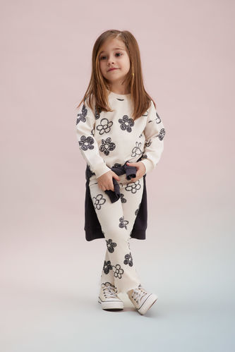Baby Girl Floral Sweatshirt Leggings 2 Piece Set