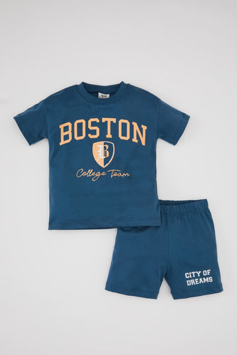 Baby Boy Printed T-Shirt Shorts 2 Piece Set