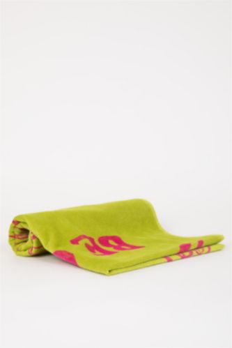 Woman Light Green منشفة بحر نسائي قطن