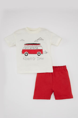 Baby Boy Vehicle Printed 2 Piece Set